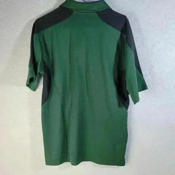 Hawaii Rainbow Warriors Polo Shirt Mens Black And Green Pro Edge Sz Med - Picture 2 of 7